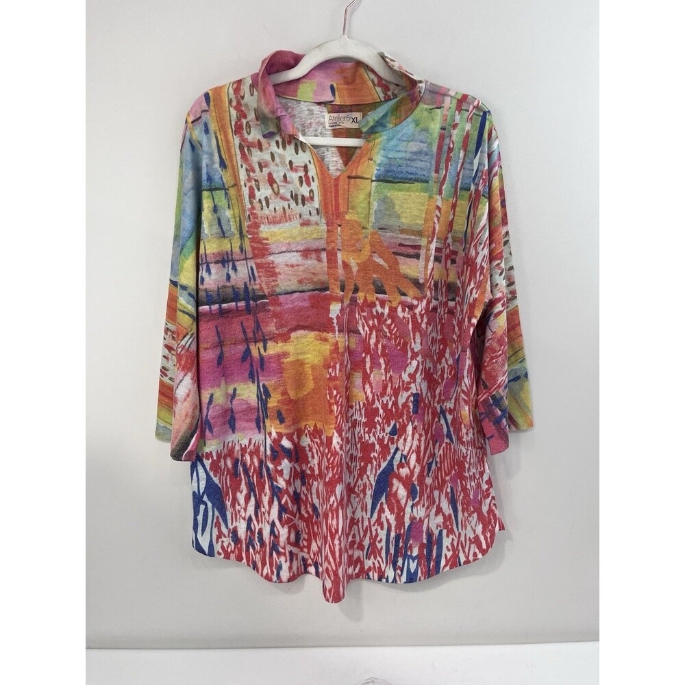 Atelier5 by Gozde Yilmaz  Adorable Tunic XL CUTE Whimsy COLLAR ARTSY